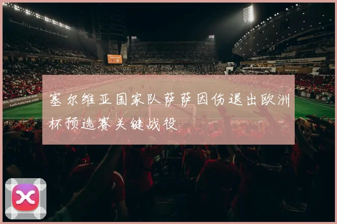 塞尔维亚国家队萨萨因伤退出欧洲杯预选赛关键战役